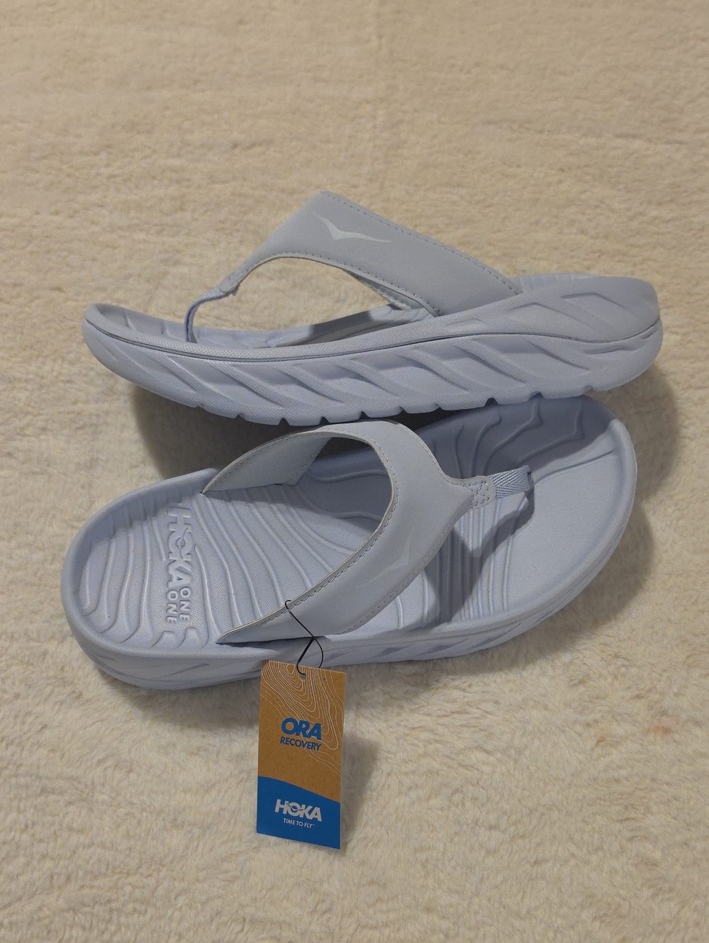 HOKA Women's Ora Recovery Thong Sandals Size 7